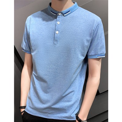 Jednolita męska koszulka polo